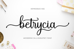 Betrycia: The Modern Script Font for Authentic Branding