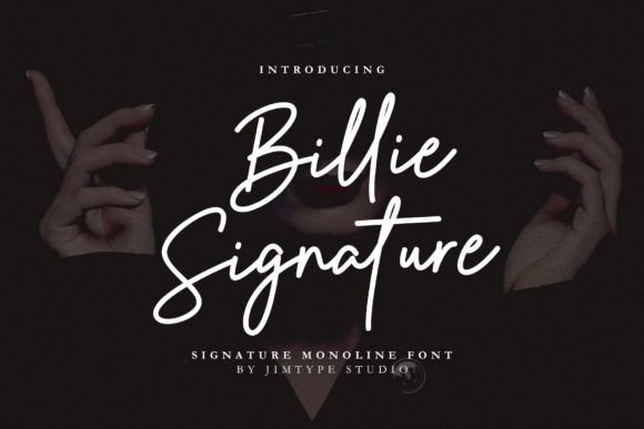 Billie Signature: A Script Font for Elegant Branding