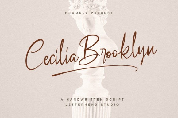 Cecilia Brooklyn: A Feminine Script for Handcrafted Design