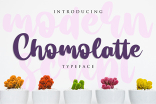 Chomolatte: The Modern Script Font with a Striking Presence
