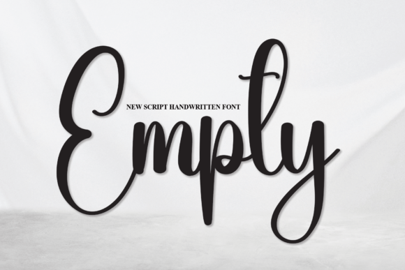 Empty: A Script Font That Brings Authenticity to Your Design