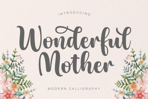 Exploring the Versatility of the Wonderful Mother Typeface
