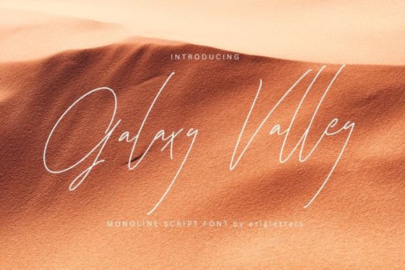 Galaxy Valley: The Contemporary Script for Modern Branding
