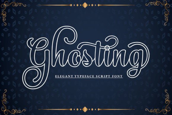 Ghosting: Crafting Visual Narratives with a Distinct Script Font