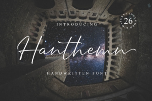 Hanthen: The Modern Script Font for Classy Design Projects