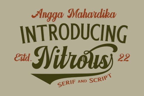 Introducing Nitrous: A Font Duo for Timeless Branding