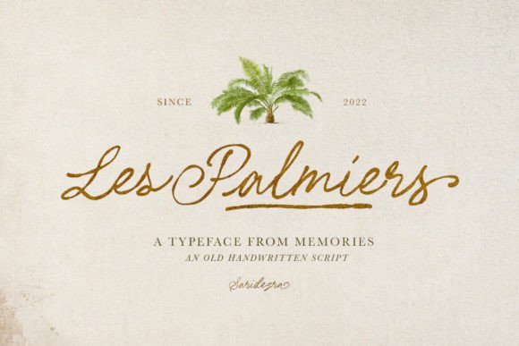 Les Palmiers: A Vintage Script Font for Modern Creators