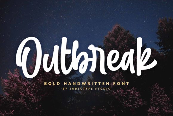 Outbreak: The Cute and Bold Script for Creative Projects