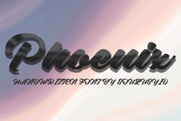 Phoenix: A Retro Script Font for Authentic Vintage Design