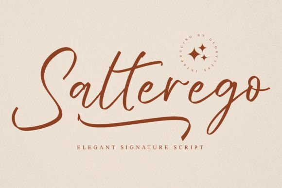 Salterego: The Elegant Signature Script for Modern Branding
