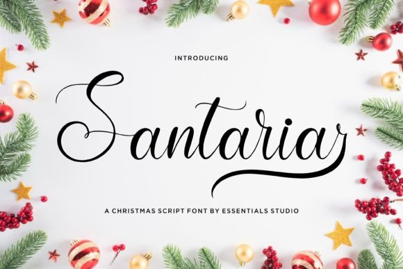 Santaria: The Handwritten Script Font for Authentic Artistry