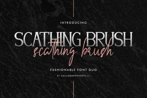 Scathing Brush: Merging Serif Stability with Script Energy