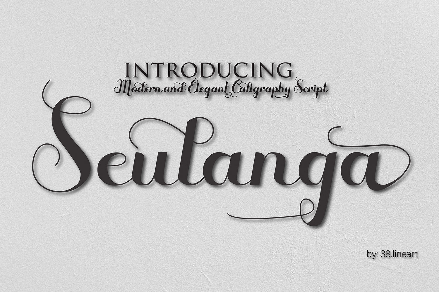 Seulanga: Modern Calligraphy for Sophisticated Branding