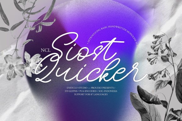 Siost Quicker: The Modern-Classic Script for Standout Design