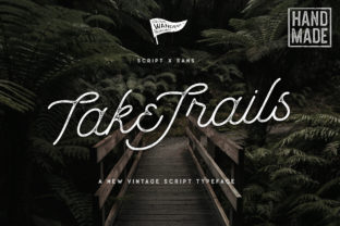 Take Trails: The Handcrafted Script Font with Vintage Soul