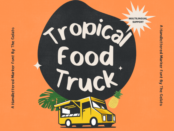 Tropical Food Truck: A Script Font for Distinctive Branding