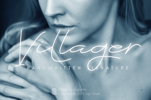 Villager Font: The Authentic Ballpoint Pen Script